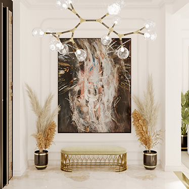 Mecca Bench, Horus Irregular Big Suspension Light 